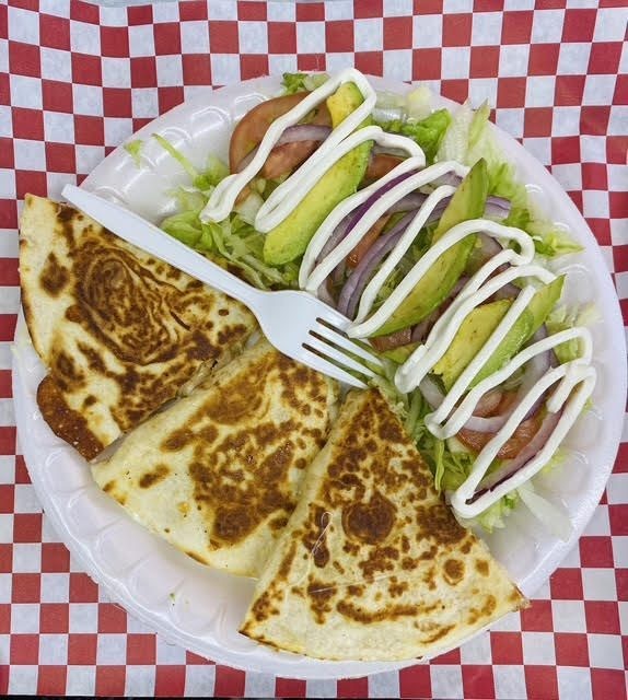 Homemade Quesadillas - Tacos El Zacatecano
